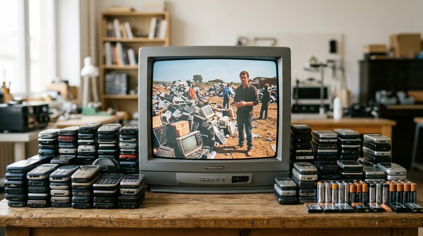 Télévision nationale et recyclage : comment le petit écran a popularisé le tri des portables et des batteries
