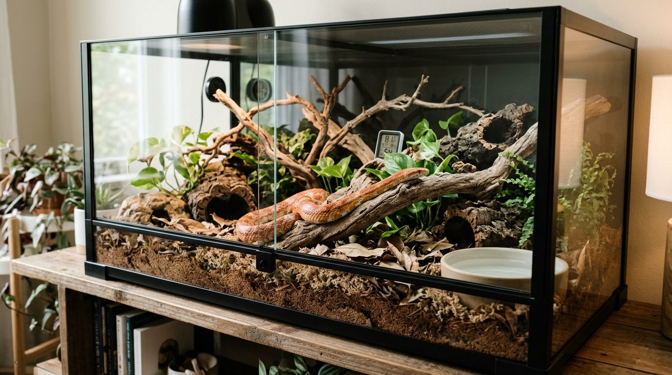 Accueillir un serpent chez soi : guide pour débuter en terrariophilie
