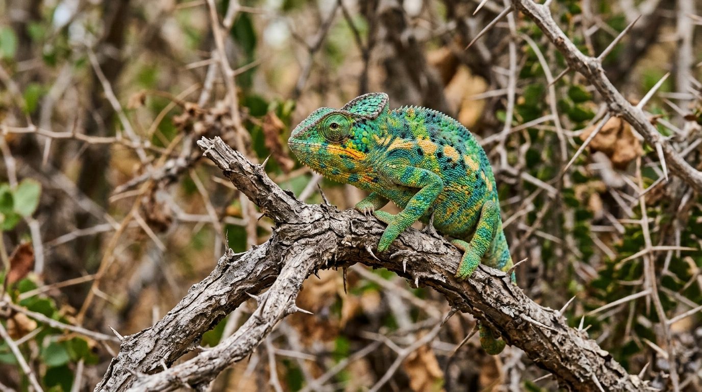 Le caméléon de Labord : l’étonnant destin du reptile à la vie éphémère